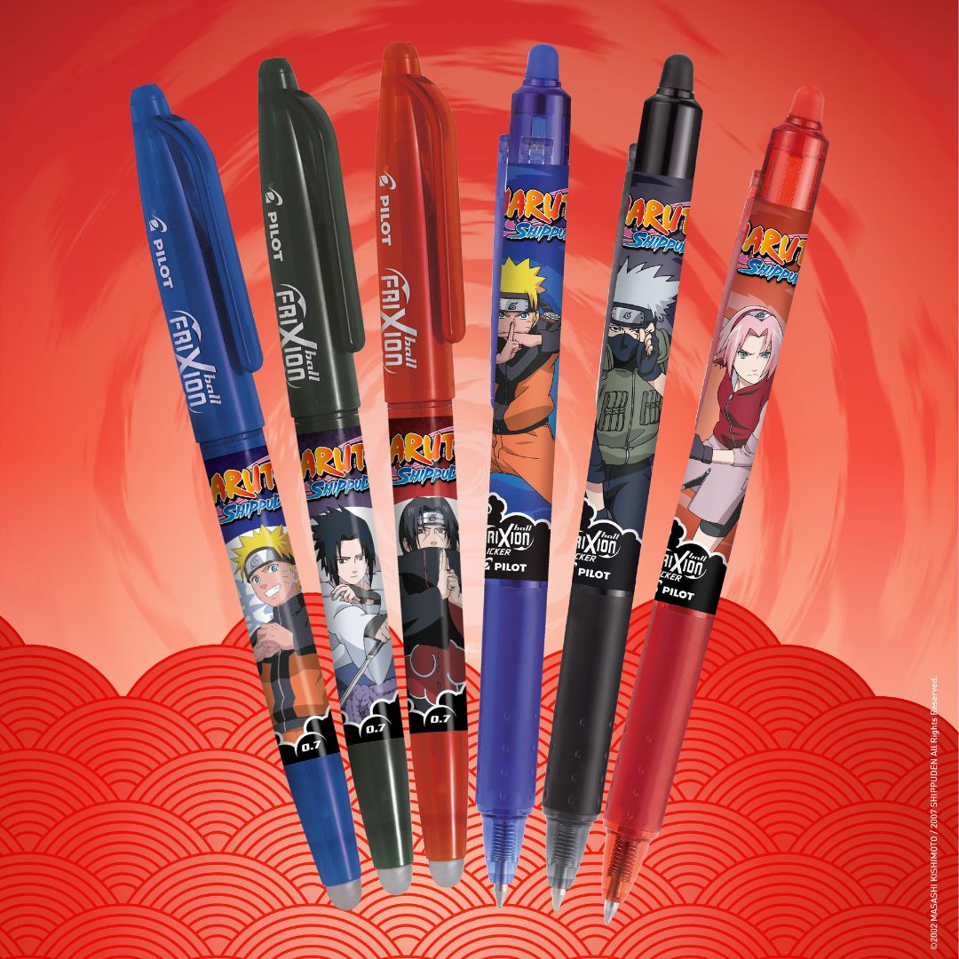 Naruto FriXion Ball Clicker 0.7mm-Pens-Pilot-Naruto Blue