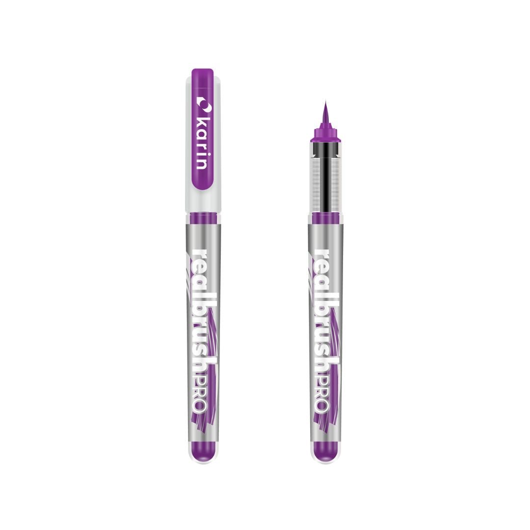 Neon Realbrush Pro - Karin Brush Tip Pens-Pens-Karin-Neon Violet