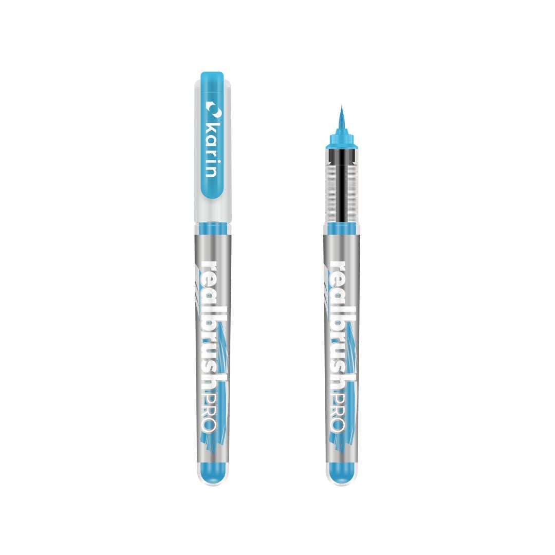 Realbrush Pro Brush Pens - Karin - Cool Aqua - Under the Rowan Trees