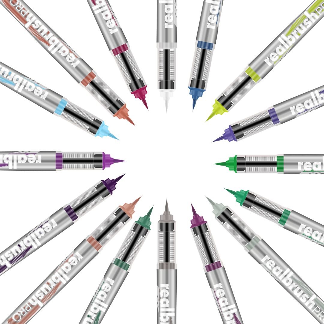 Realbrush Pro Brush Pens - Karin-Pens-Karin-Black