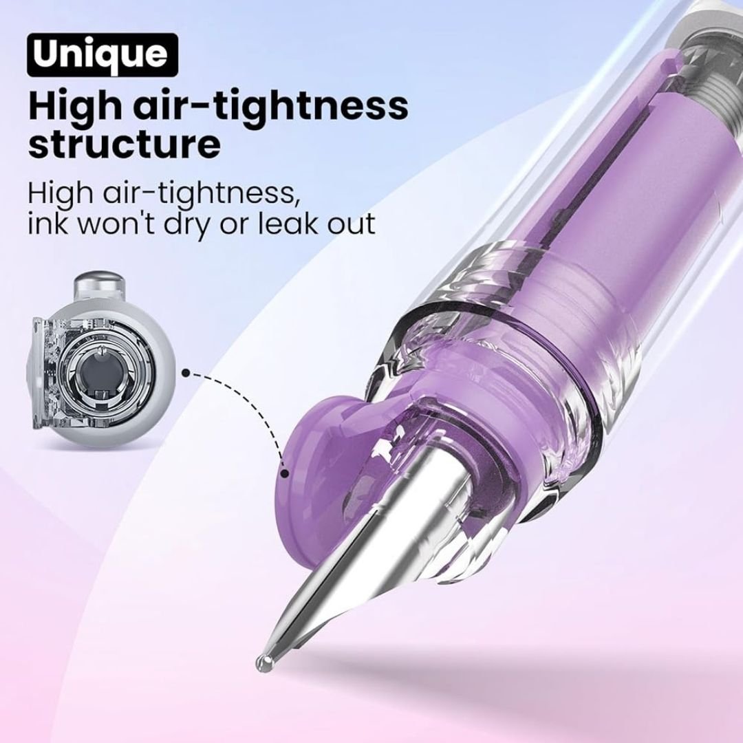 Writech Retractable Fountain Pens air tight structure