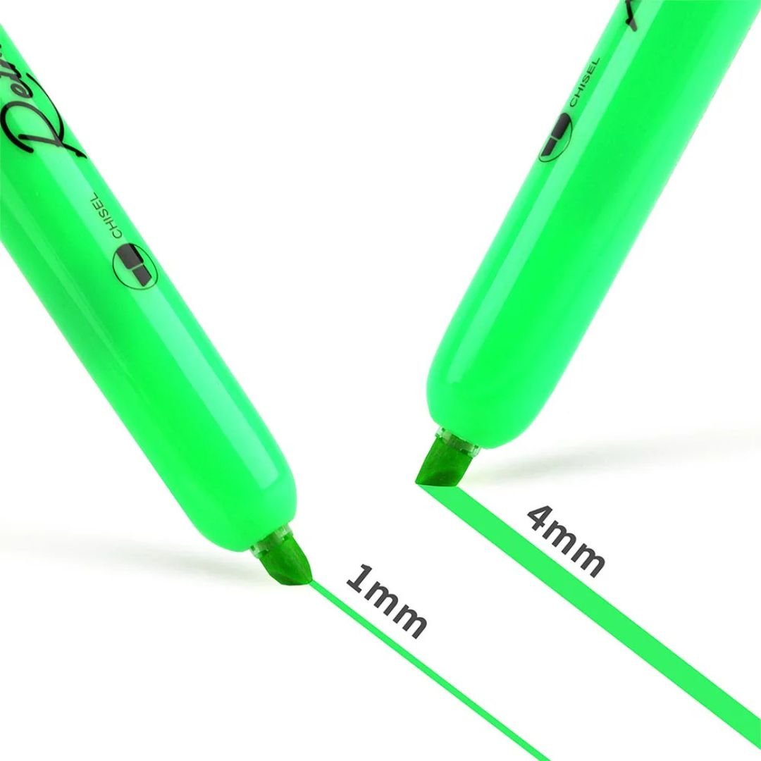 Retractable Highlighters Neon & Pastel-Pens-Writech-Neon Blue