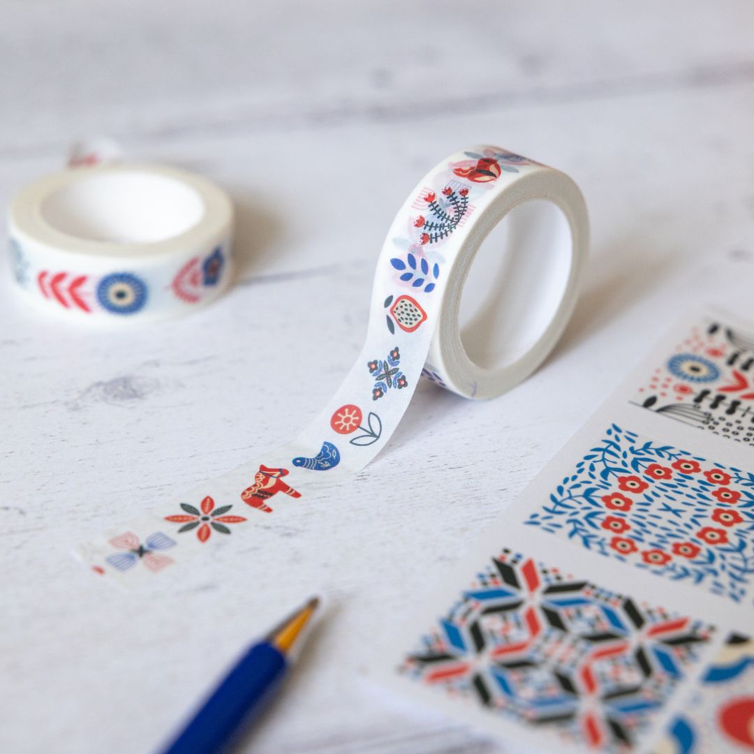 Scandi North Washi Tape-Washi Tape-Under the Rowan Trees-Horizontal