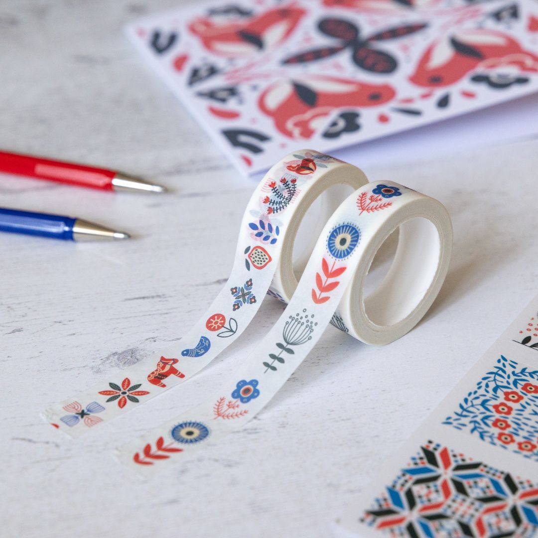 Scandi North Washi Tape-Washi Tape-Under the Rowan Trees-Vertical