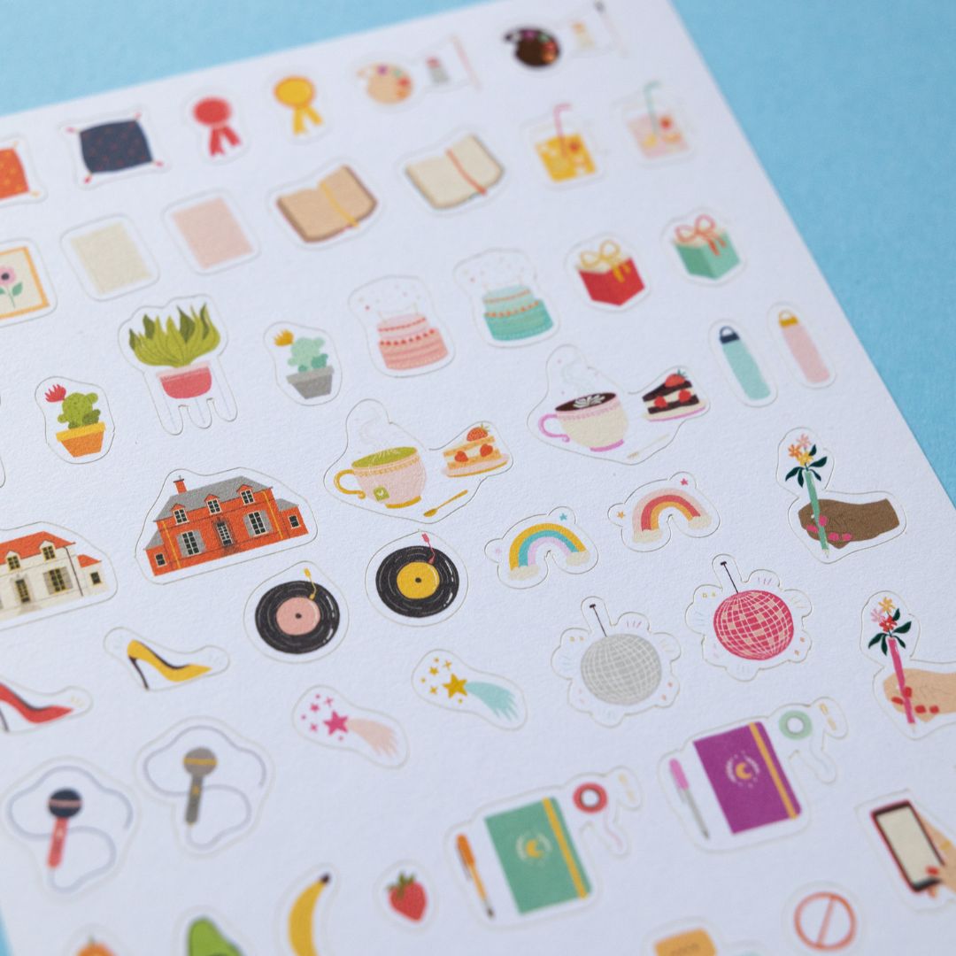 Self Care Sticker Sheets-Stickers-Under the Rowan Trees-Disco
