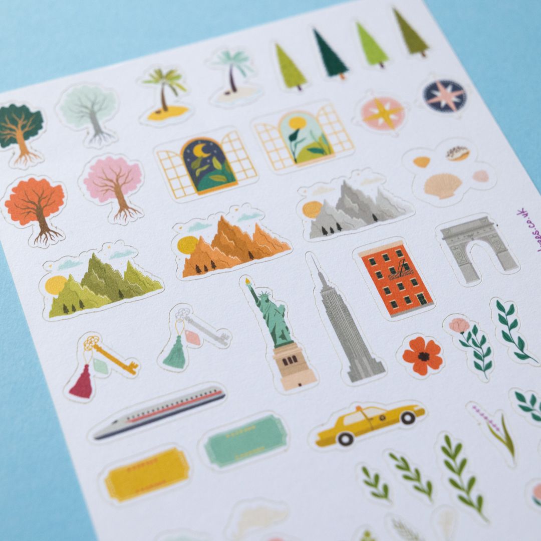 Self Care Sticker Sheets-Stickers-Under the Rowan Trees-Disco