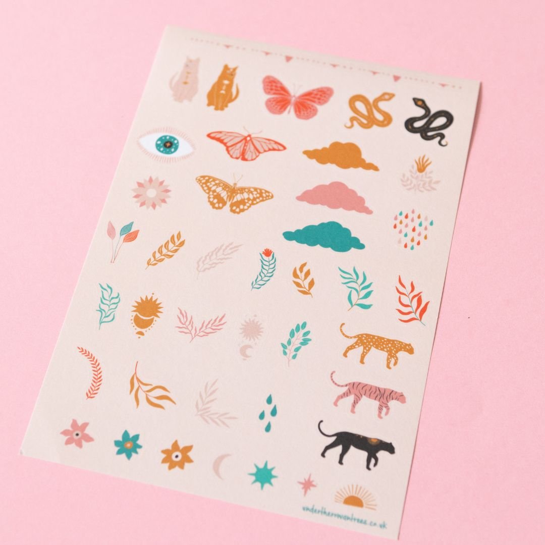Shine Bright Sticker Sheets-Stickers-Under the Rowan Trees-Animals