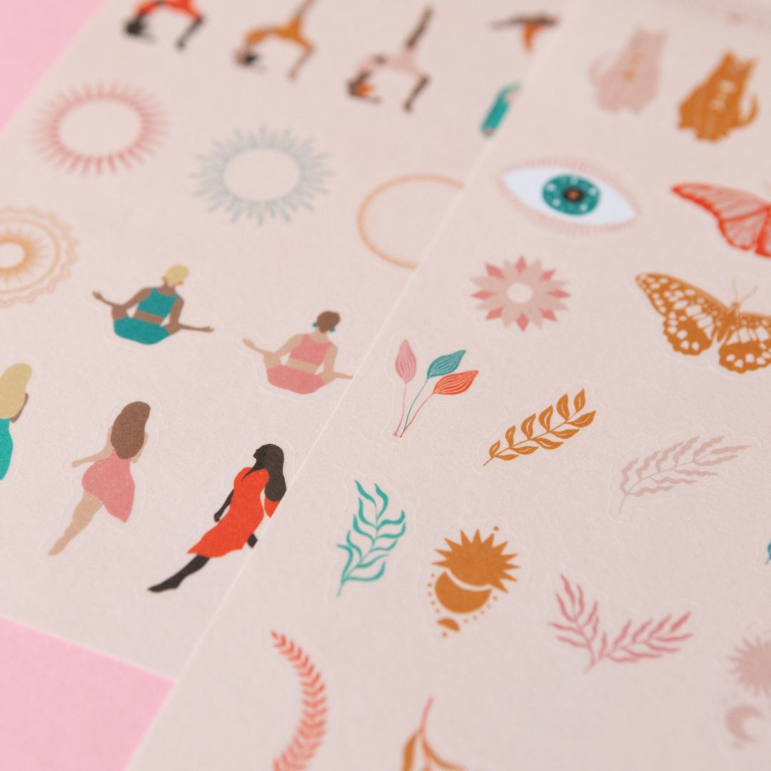 Shine Bright Sticker Sheets-Stickers-Under the Rowan Trees-Women