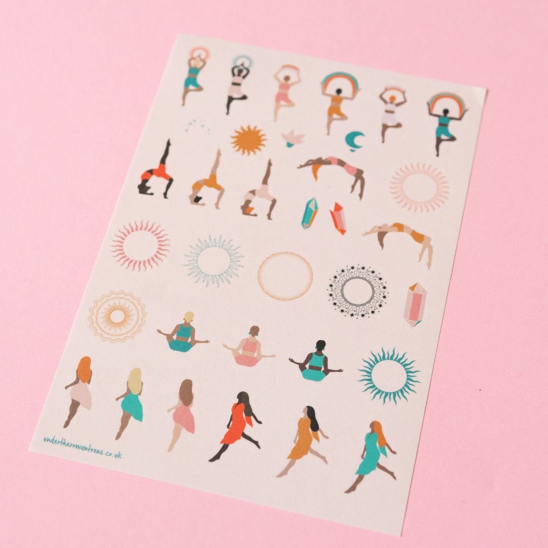 Shine Bright Sticker Sheets-Stickers-Under the Rowan Trees-Women