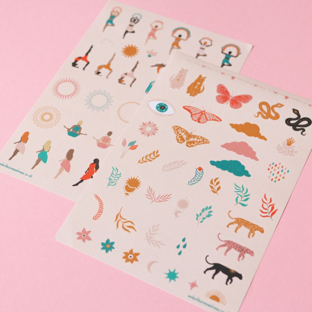 Shine Bright Sticker Sheets-Stickers-Under the Rowan Trees-Set of Two