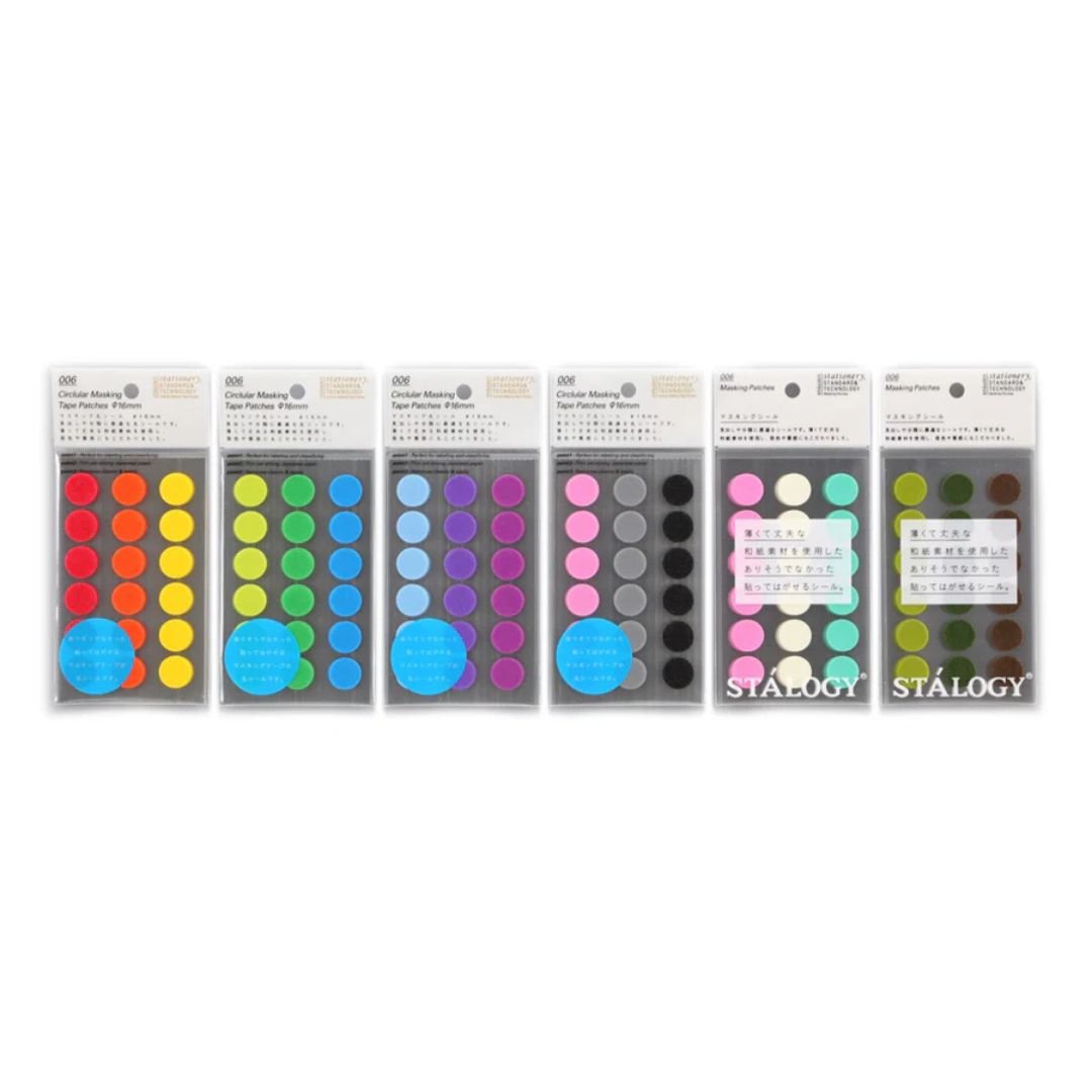 Stalogy Masking Dots Tape Patches Shuffle 16mm - Stalogy - Under the Rowan Trees