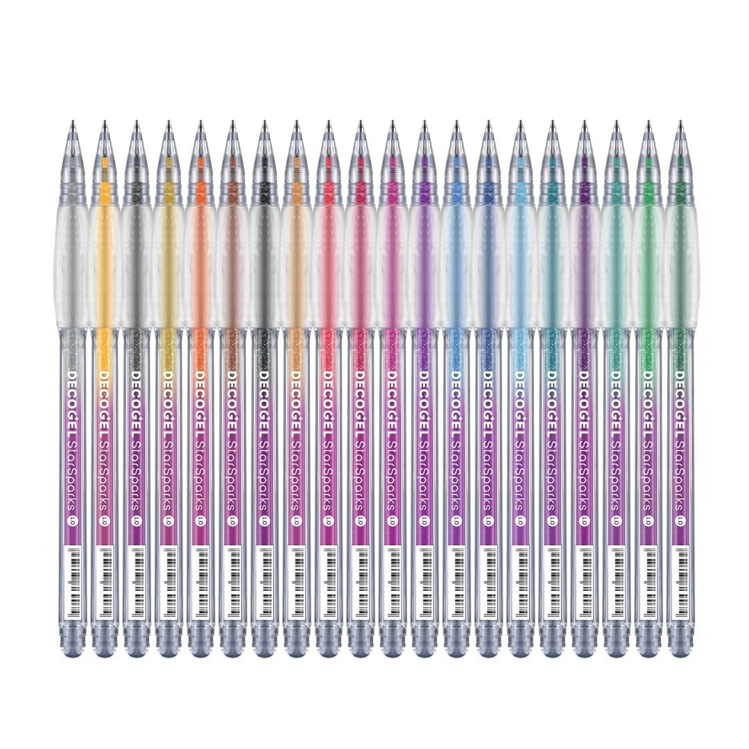 Star Sparks Decogel Karin Glitter Gel Pens-Pens-Karin-Silver