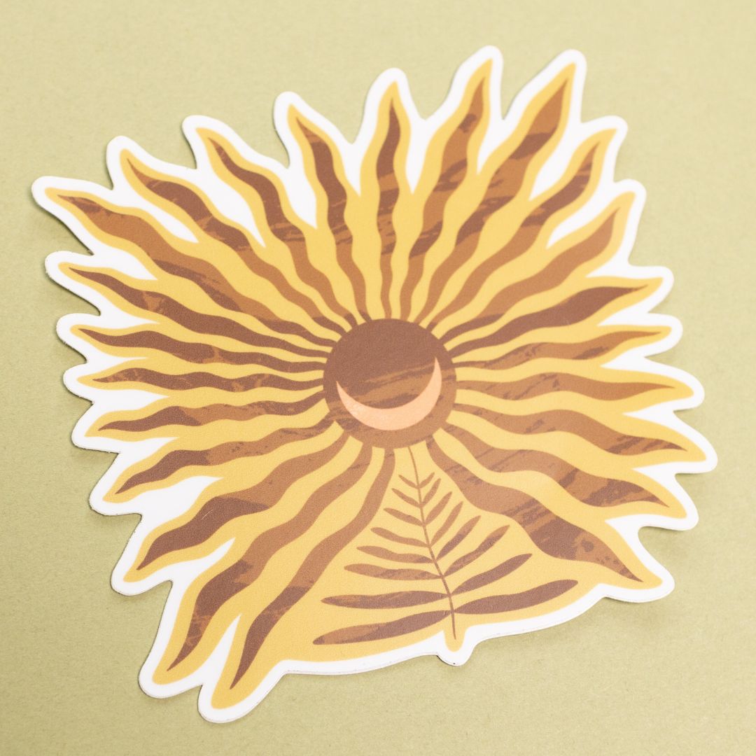 Sunburst Sticker-Stickers-Under the Rowan Trees-