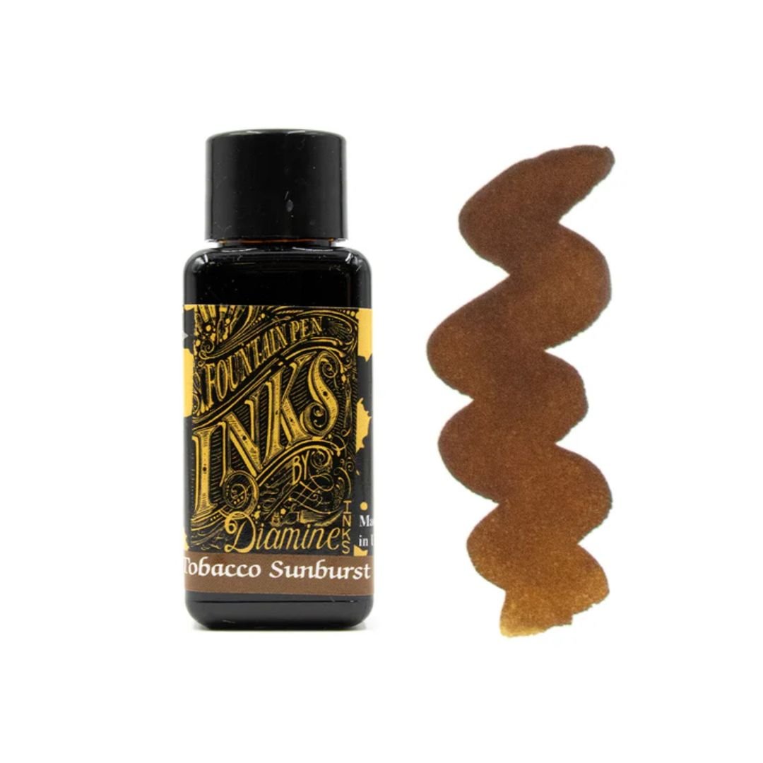 Browns Diamine Fountain Pen Inks 30ml -Tobacco Sunburst