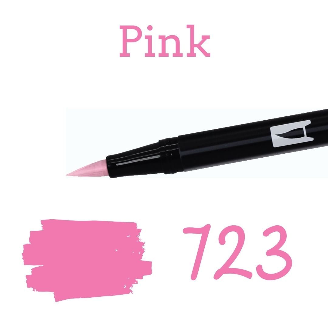 Tombow ABT Dual Brush Pen-Pens-Tombow-Pink