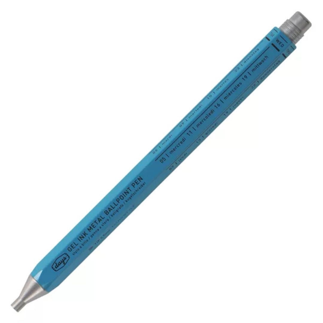 Tous Les Jours Days Metal Pen - Mark'Style Tokyo-Pens-Mark's Inc.-Blue