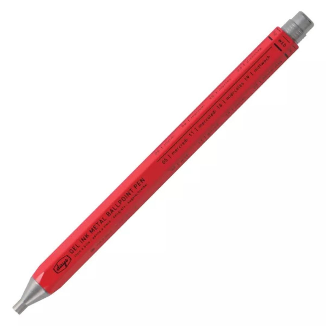 Tous Les Jours Days Metal Pen - Mark'Style Tokyo-Pens-Mark's Inc.-Red