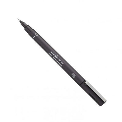 uni-ball PIN 05 Fineliner Dark Grey-Pens-uni-ball Mitsubishi-