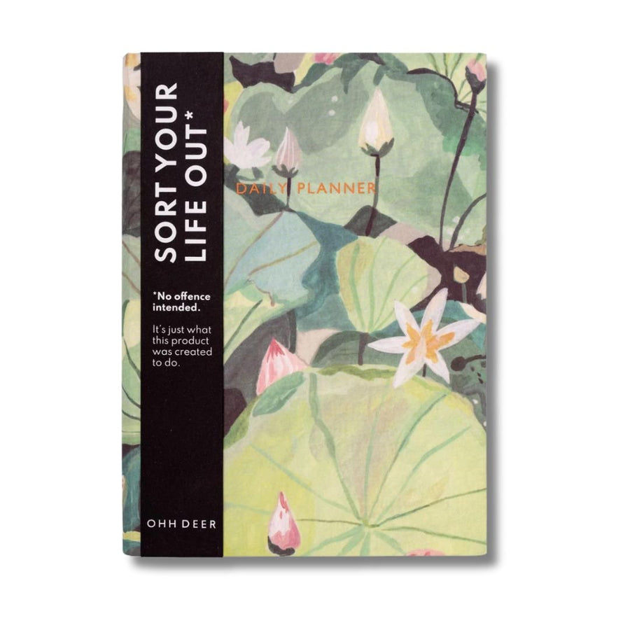 Water Lilies Daily Planner - Ohh Deer - Planners - Under the Rowan Trees
