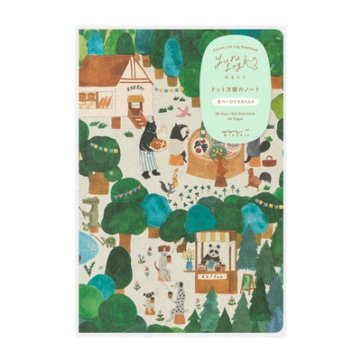 Yuru Log Notebook B6 - Forest Animal - Under the Rowan Trees