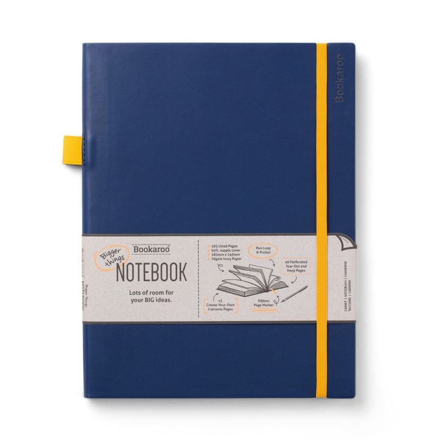 Bigger Things Notebook Navy - Bookaroo - Notebooks - Under the Rowan Trees
