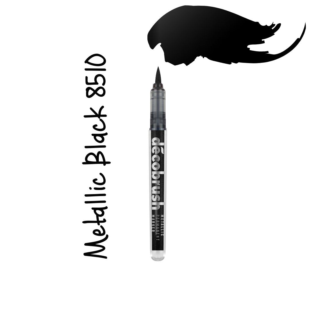 Metallic Brush Pens DecoBrush Karin-Pens-Karin-Metallic Black