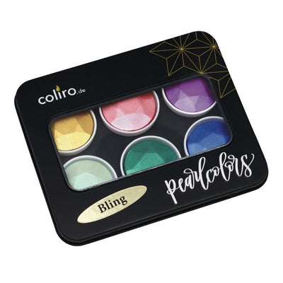 Bling Coliro Pearlcolors Set of Six-Calligraphy Inks-Coliro-