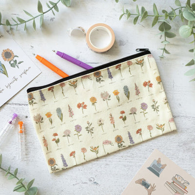 Botanics Canvas Pencilcase-Pencil Cases-Under the Rowan Trees-