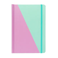 Contrast Lined Notebook Pink & Red - Yop & Tom - Under the Rowan Trees