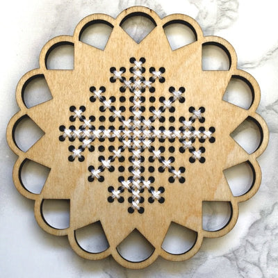 Cross Stitch Snowflake Decoration Kit-Craft Kits-Under the Rowan Trees-