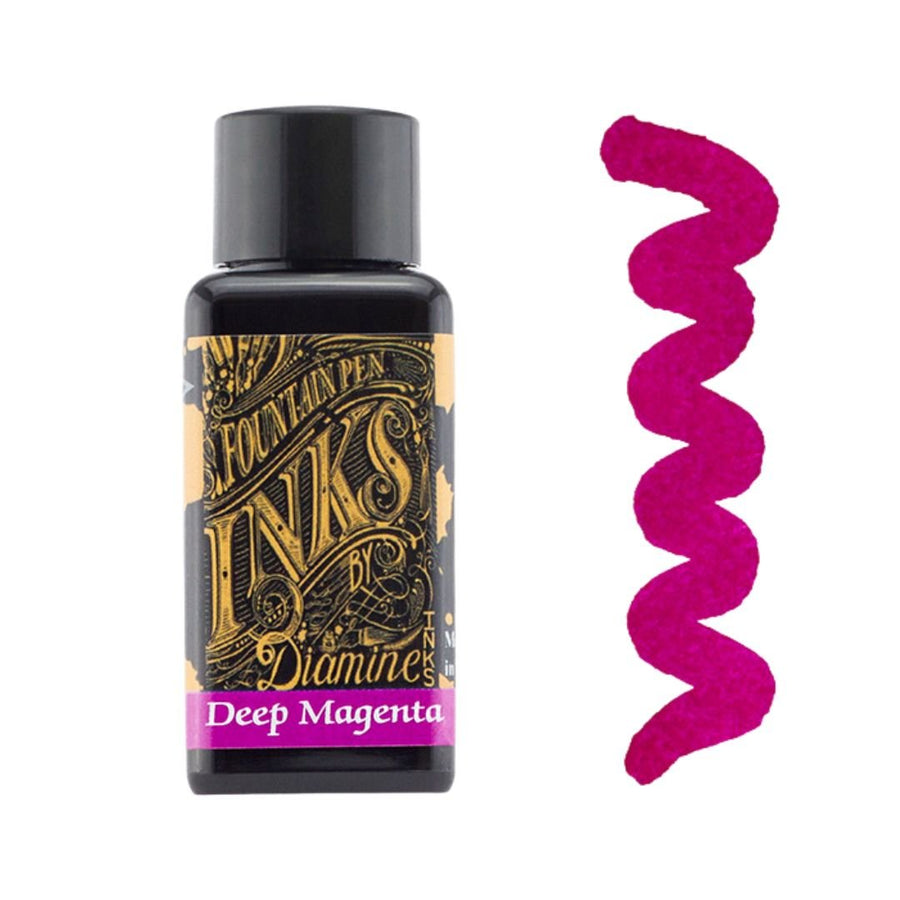 Deep Magenta Diamine Fountain Pen Ink 30ml - Diamine - Fountain Pen Inks - Under the Rowan Trees