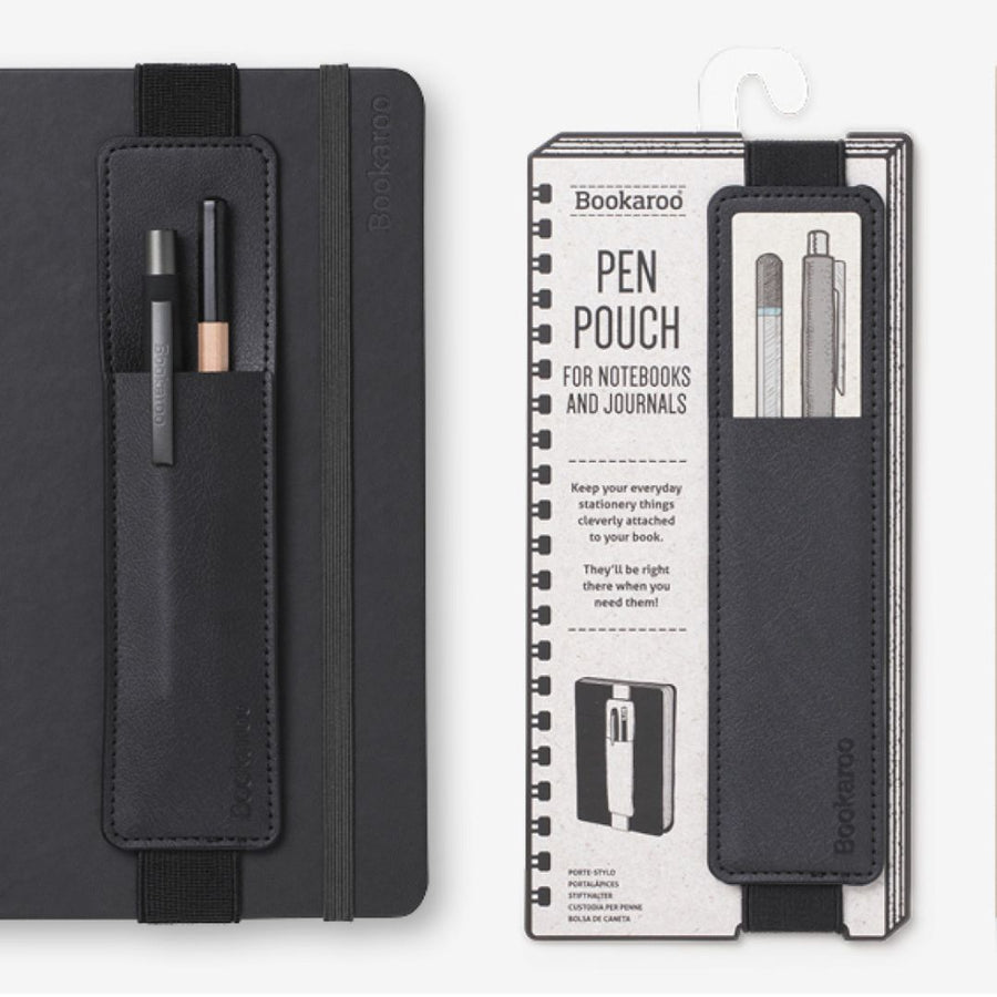 Elasticated Pen Pouch Black - Bookaroo - Storage - Under the Rowan Trees