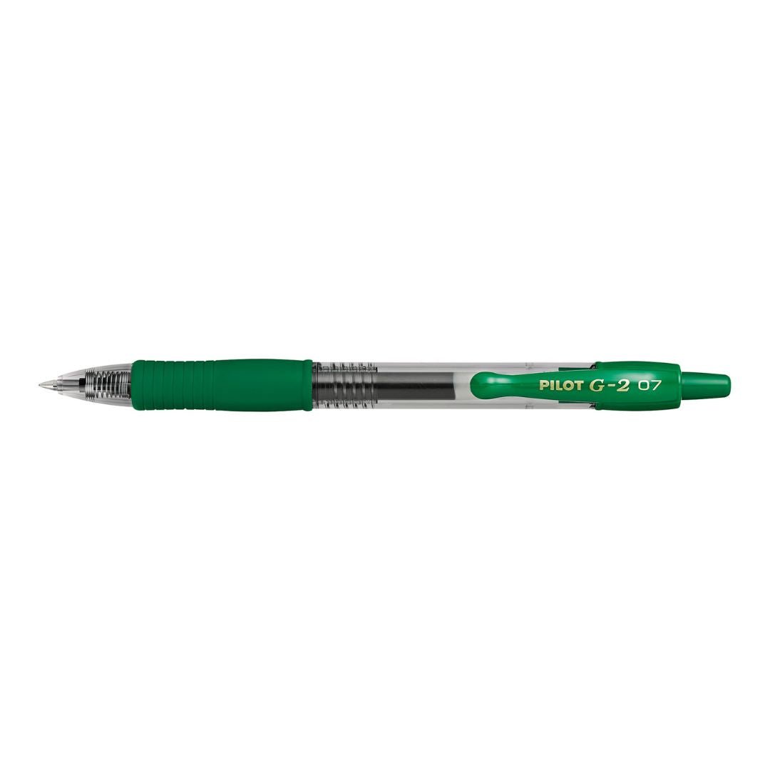 Gel Pens - G-2 07 Pilot-Pens-Pilot-Green