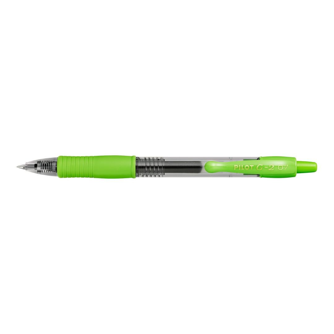 Gel Pens - G-2 07 Pilot-Pens-Pilot-Lime Green