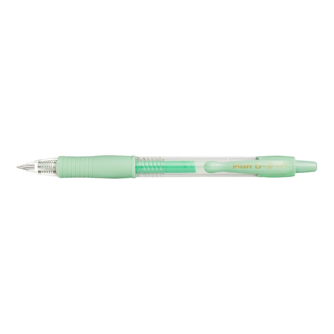 Pastel Gel Pens G-2 07 Pilot-Pens-Pilot-Pastel Green
