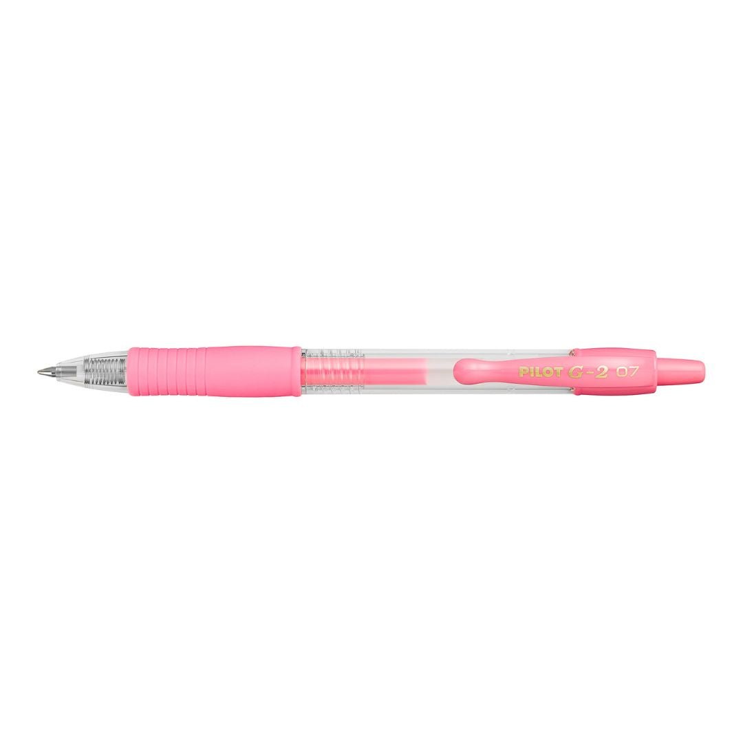 Pastel Gel Pens G-2 07 Pilot-Pens-Pilot-Pastel Pink
