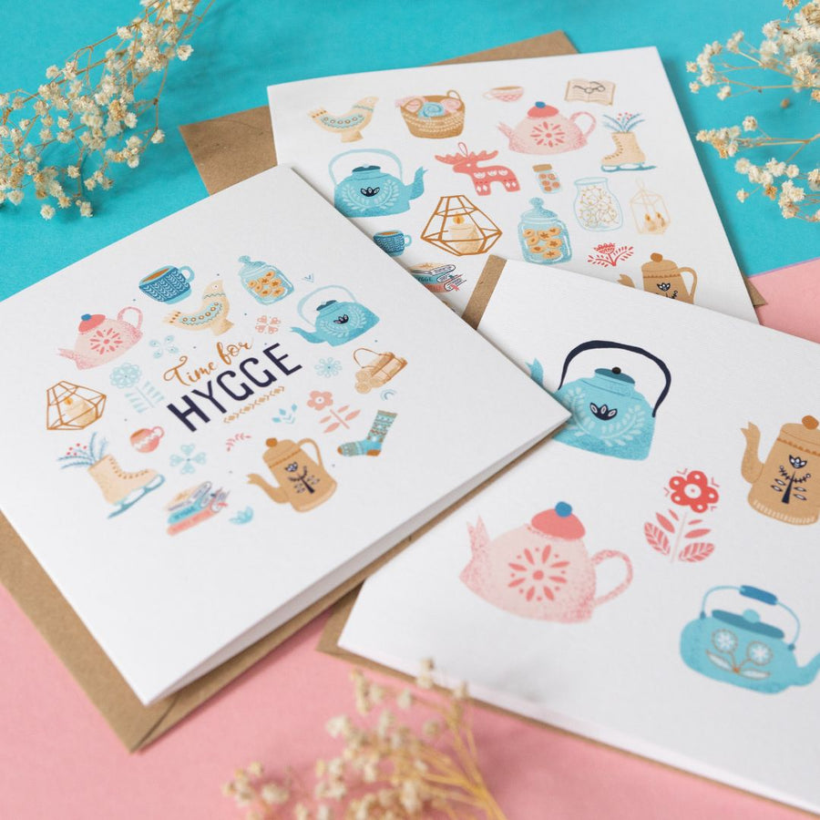 Hygge Greeting Cards Set of 3 - Under the Rowan Trees - Under the Rowan Trees