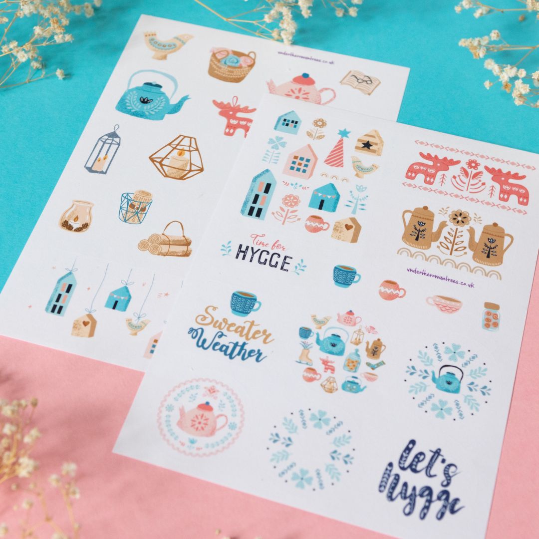 Hygge Stickers - Under the Rowan Trees - Under the Rowan Trees