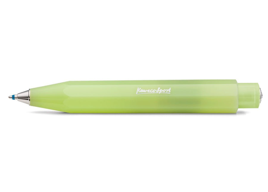 Kaweco Frosted Sport Ballpoint Pen Fine Lime - Kaweco - Pens - Under the Rowan Trees