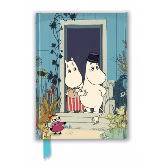 Moomins on the Riviera Foiled Journal A5 - Flame Tree - Notebooks - Under the Rowan Trees