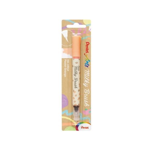 Pentel Milky Brush Pens-Pens-Pentel-Pastel Orange