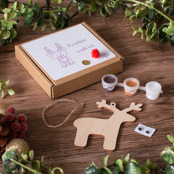 Reindeer Craft Kit - Christmas Tree Decoration - Under the Rowan Trees - Under the Rowan Trees