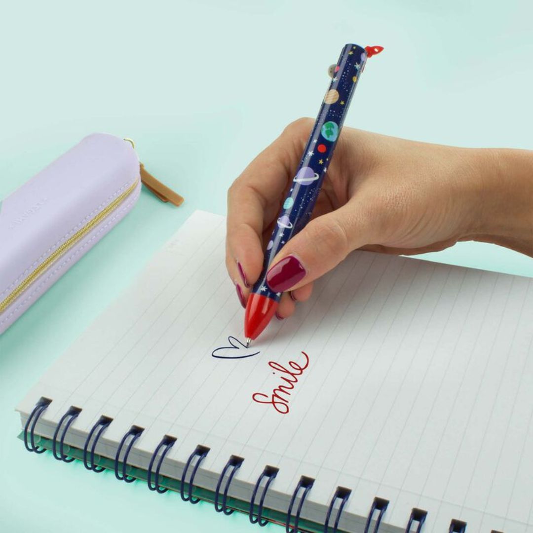 Click & Clack Legami Two Colour Ballpoint Pen-Pens-Legami-Kitty