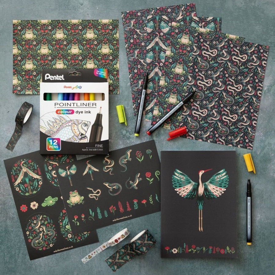 Dark Bloom After Dark Stationery Box