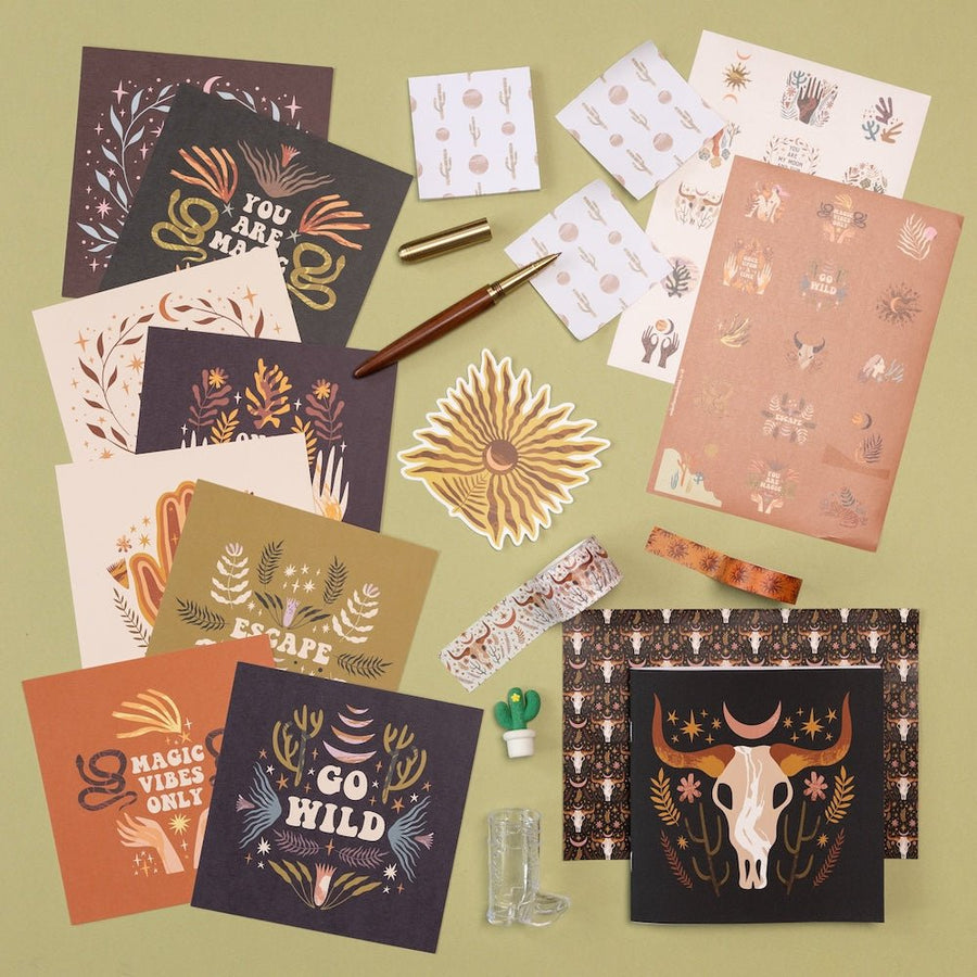 Embrace the Magic West! A look inside our After Dark Stationery Box... - Under the Rowan Trees