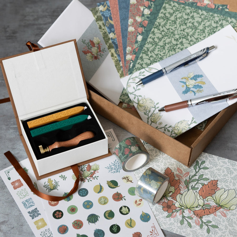 Inspired By Morris: A look at our newest After Dark Stationery box - Under the Rowan Trees