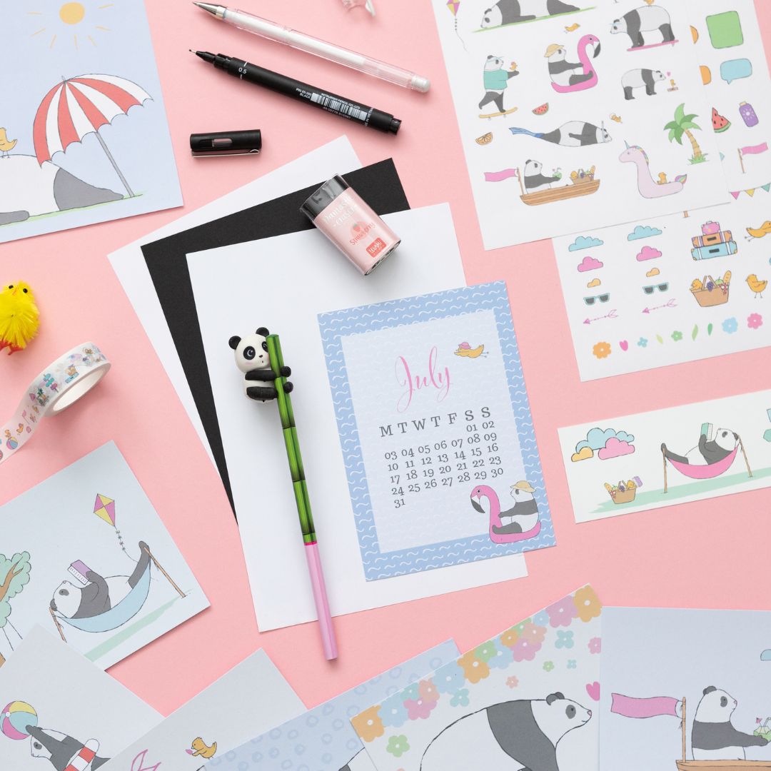 Panda & Pip Rowan Berry Stationery Subscription Box - Under the Rowan Trees