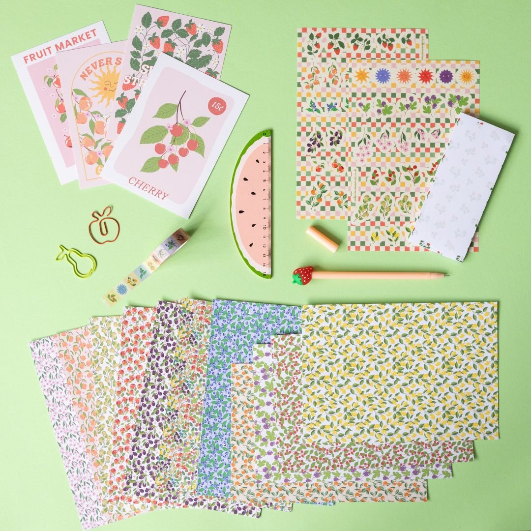 Take a look inside our new stationery subscription box theme... Orchard! - Under the Rowan Trees