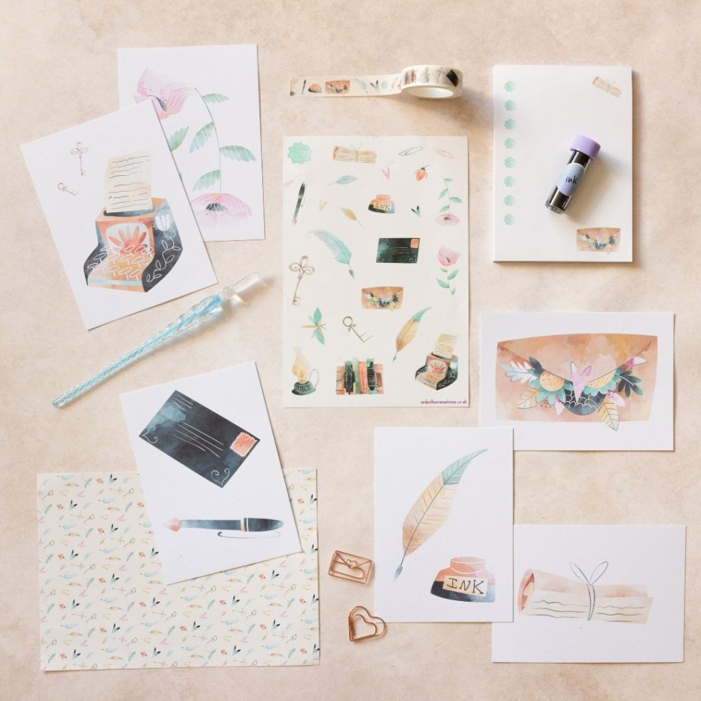 The Watercolour Writer Rowan Berry Box - Under the Rowan Trees