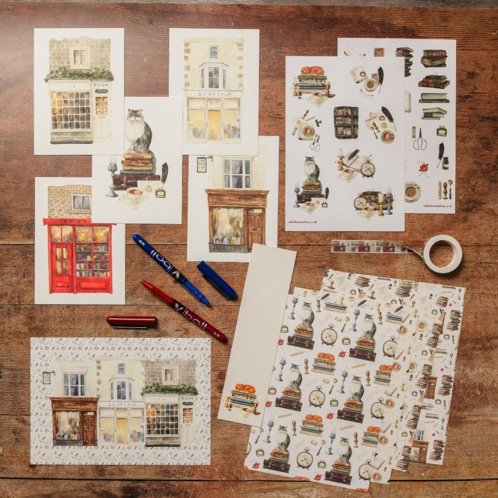 Cosy Bookshop Rowan Berry Box Contents - Under the Rowan Trees